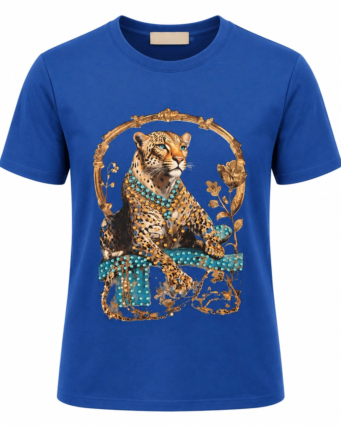 ROYAL LEOPARD GRAPHIC T-SHIRT
