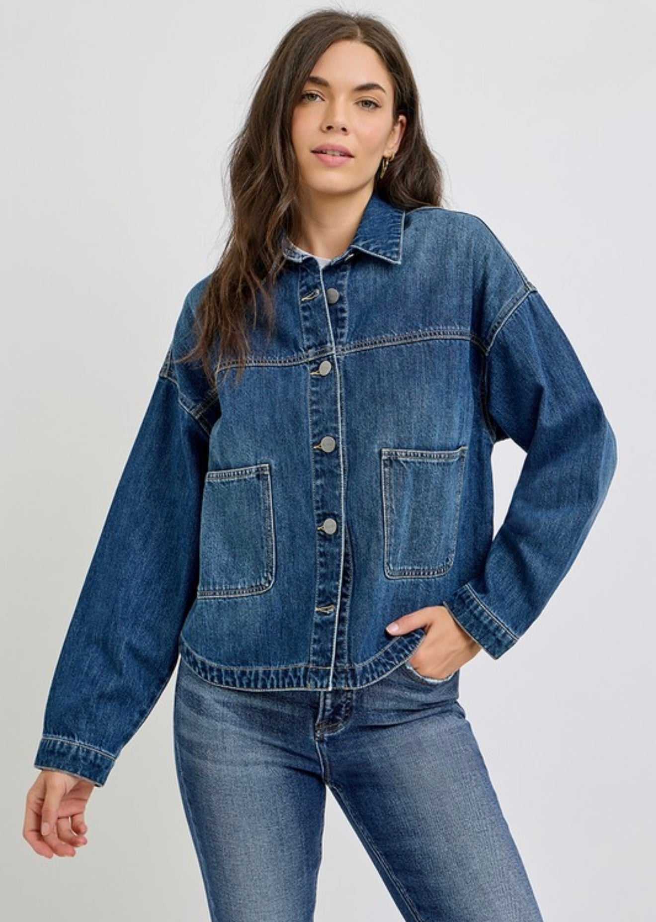 RISEN RELAXED DENIM JACKET