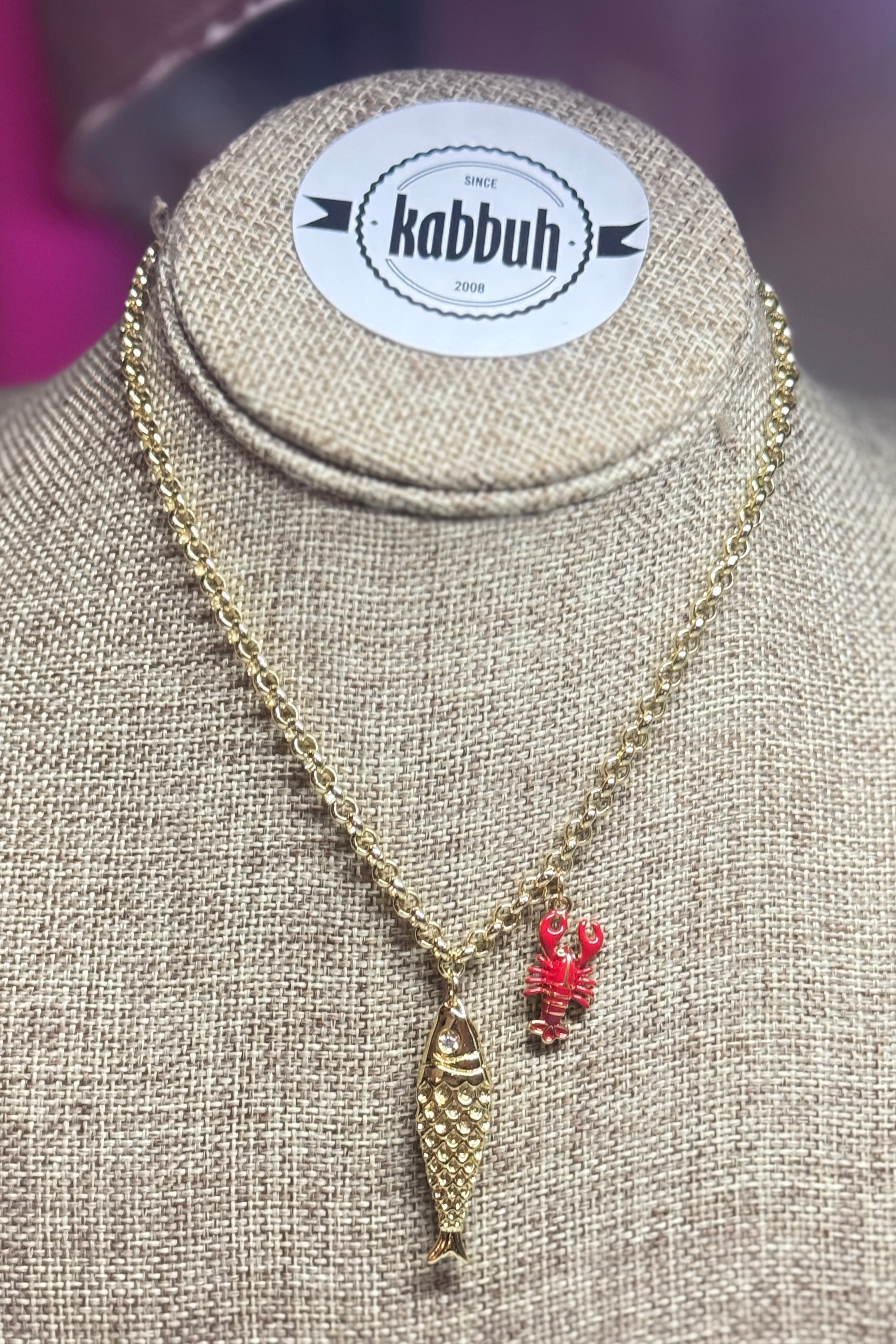 FISH CRAB NECKLACE