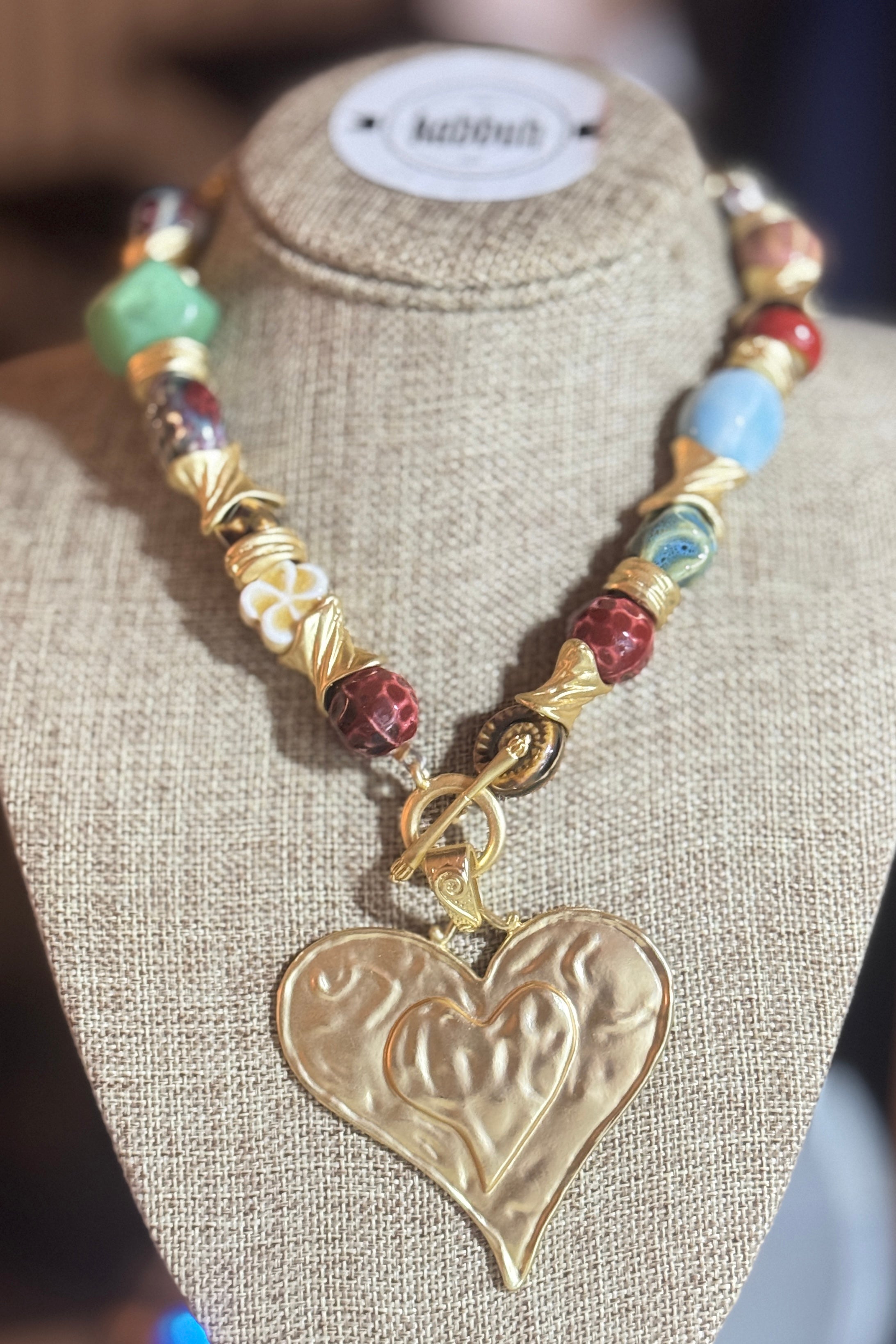 HEART WITH COLORS NECKLACE