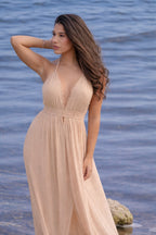 SAND DUNE OPEN BACK MAXI DRESS
