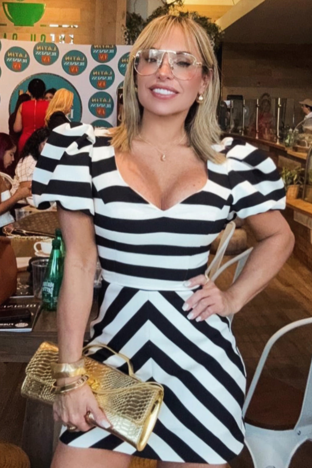 PAULINA LINES ELEGANT DRESS