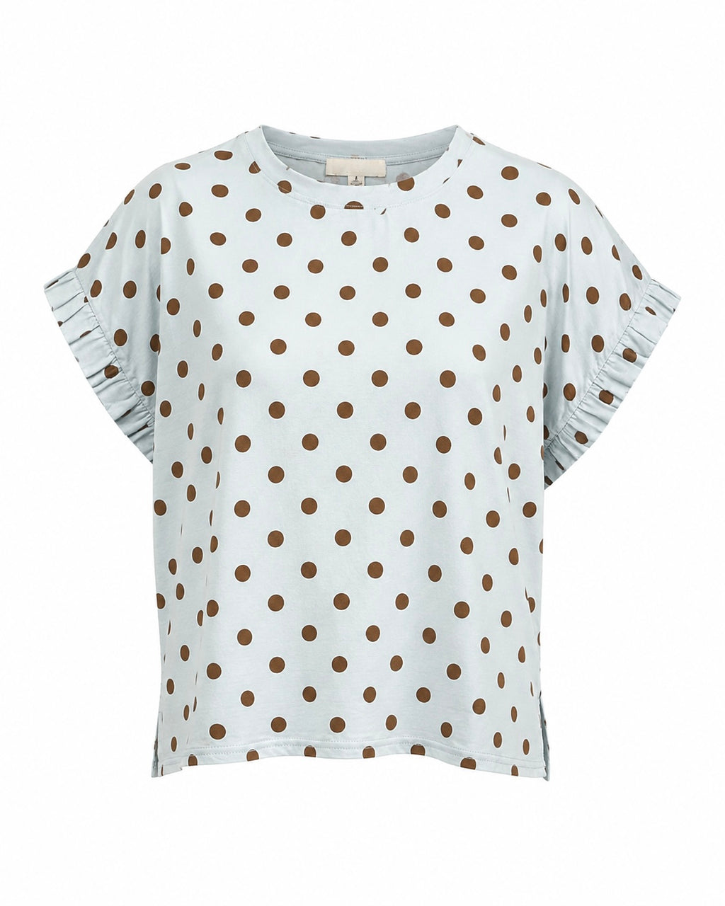 MOCHA POLKA DOT T-SHIRT