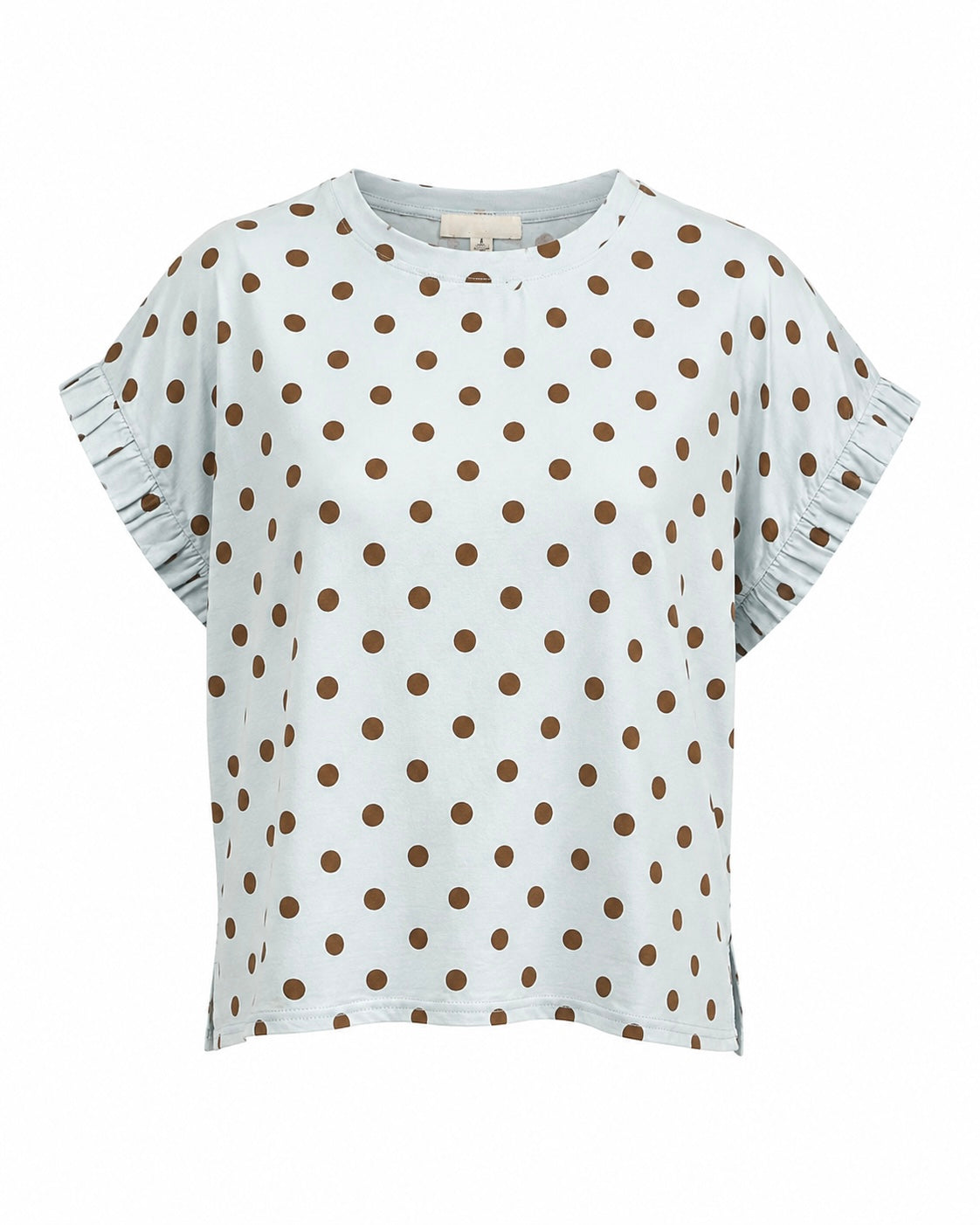 MOCHA POLKA DOT T-SHIRT