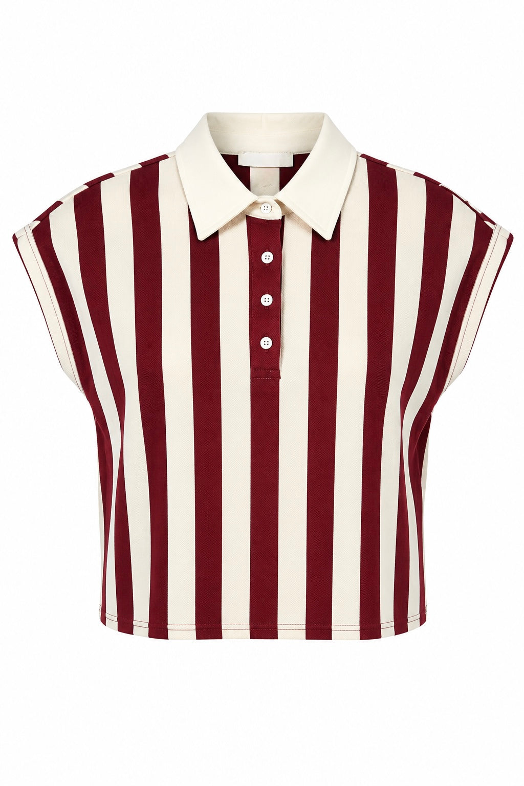 VARSITY STRIPE POLO TOP