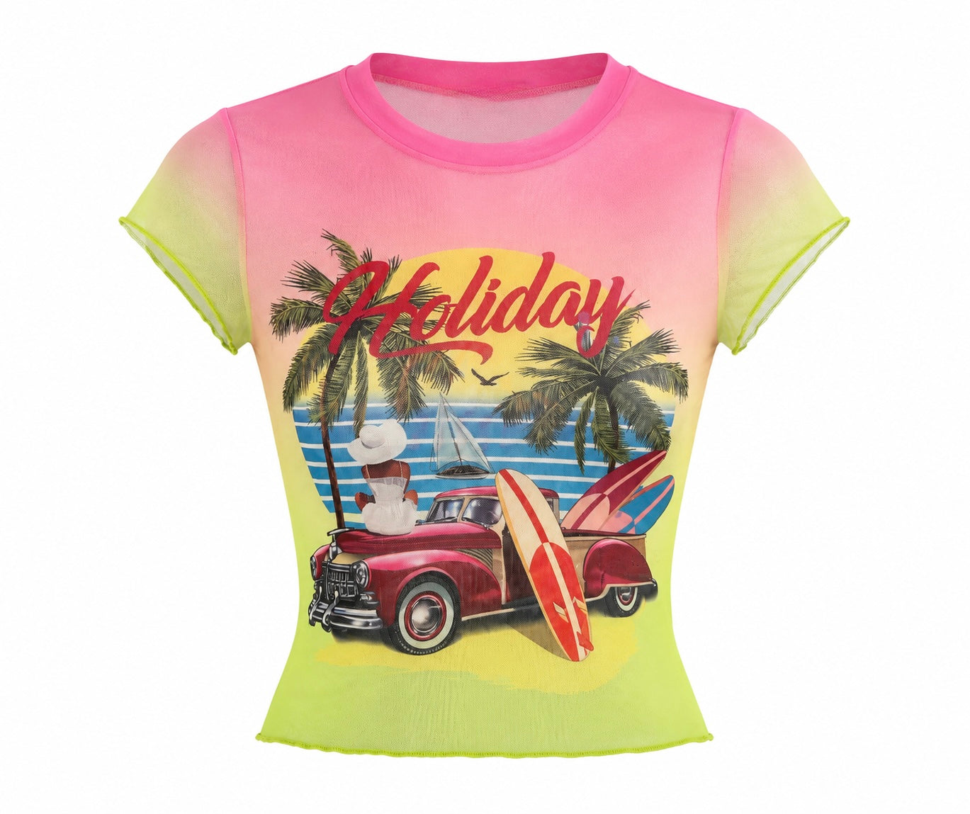 HOLIDAY MESH TOP