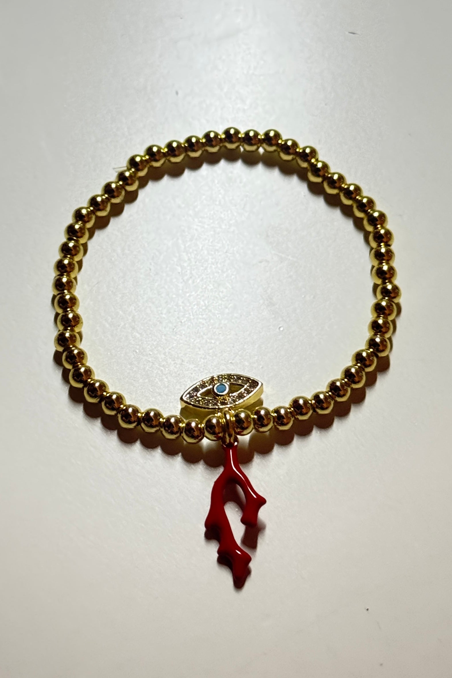 EYE AND RED BRACELET