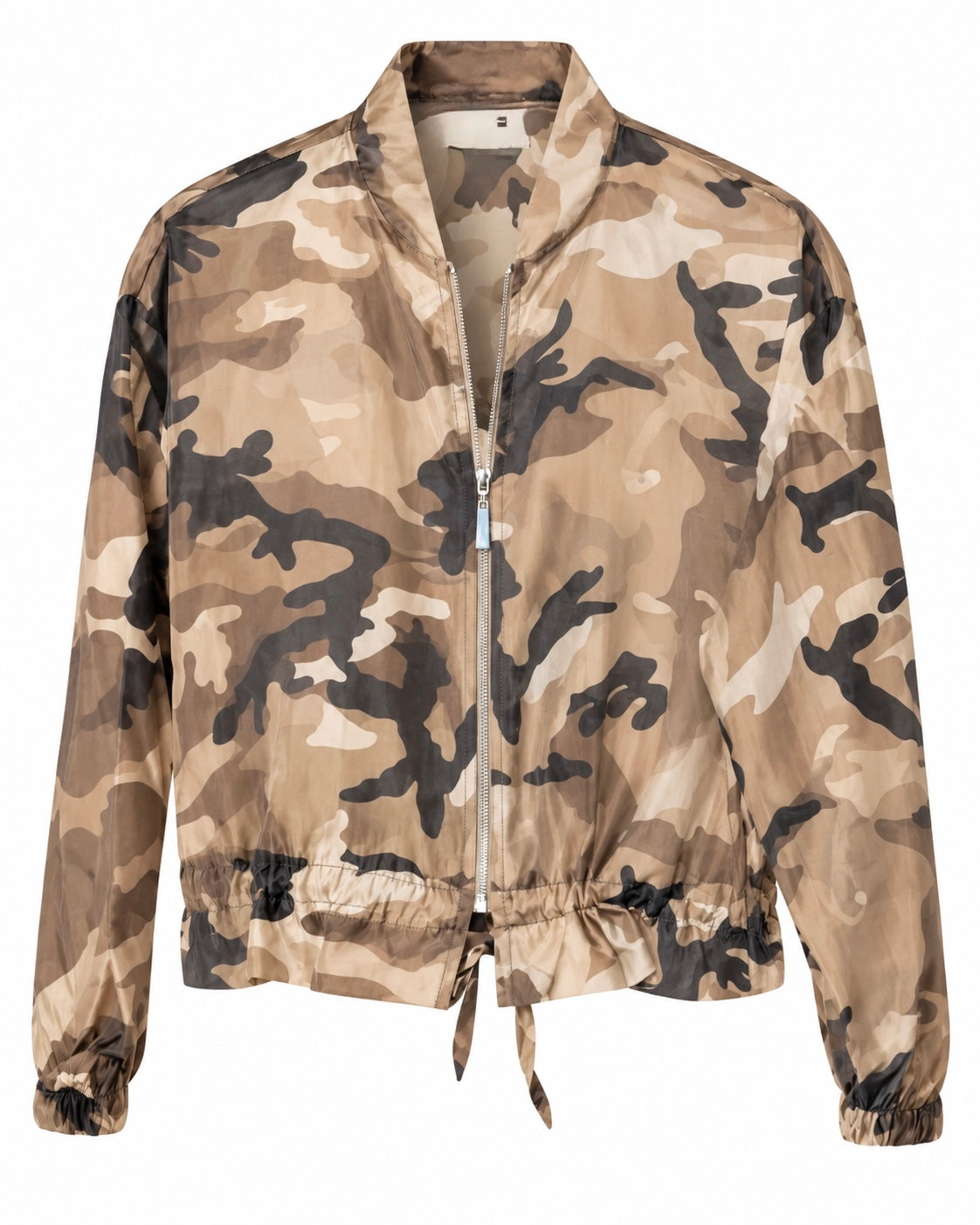 DESERT CAMO BOMBER JACKET