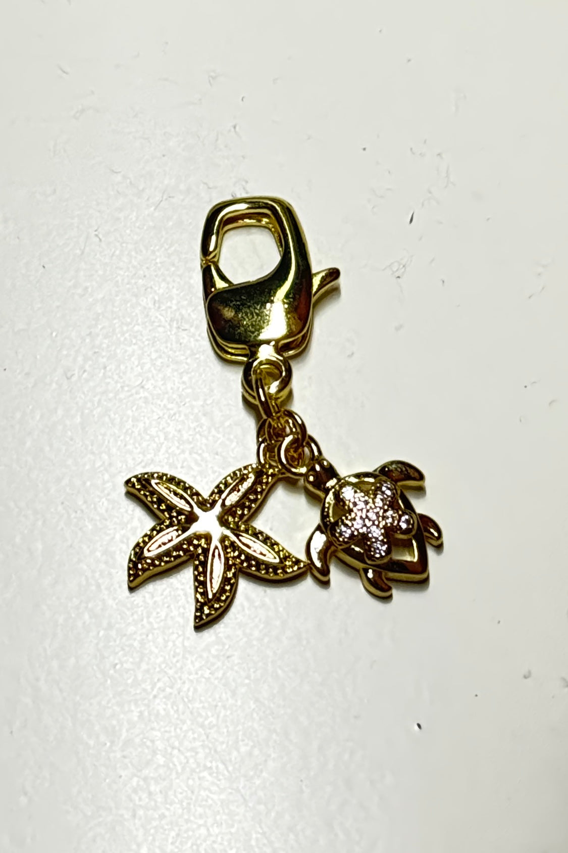 STAR AND TURTLE CHARM PENDANT