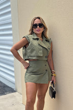 PAMELA BUTTON SHORT