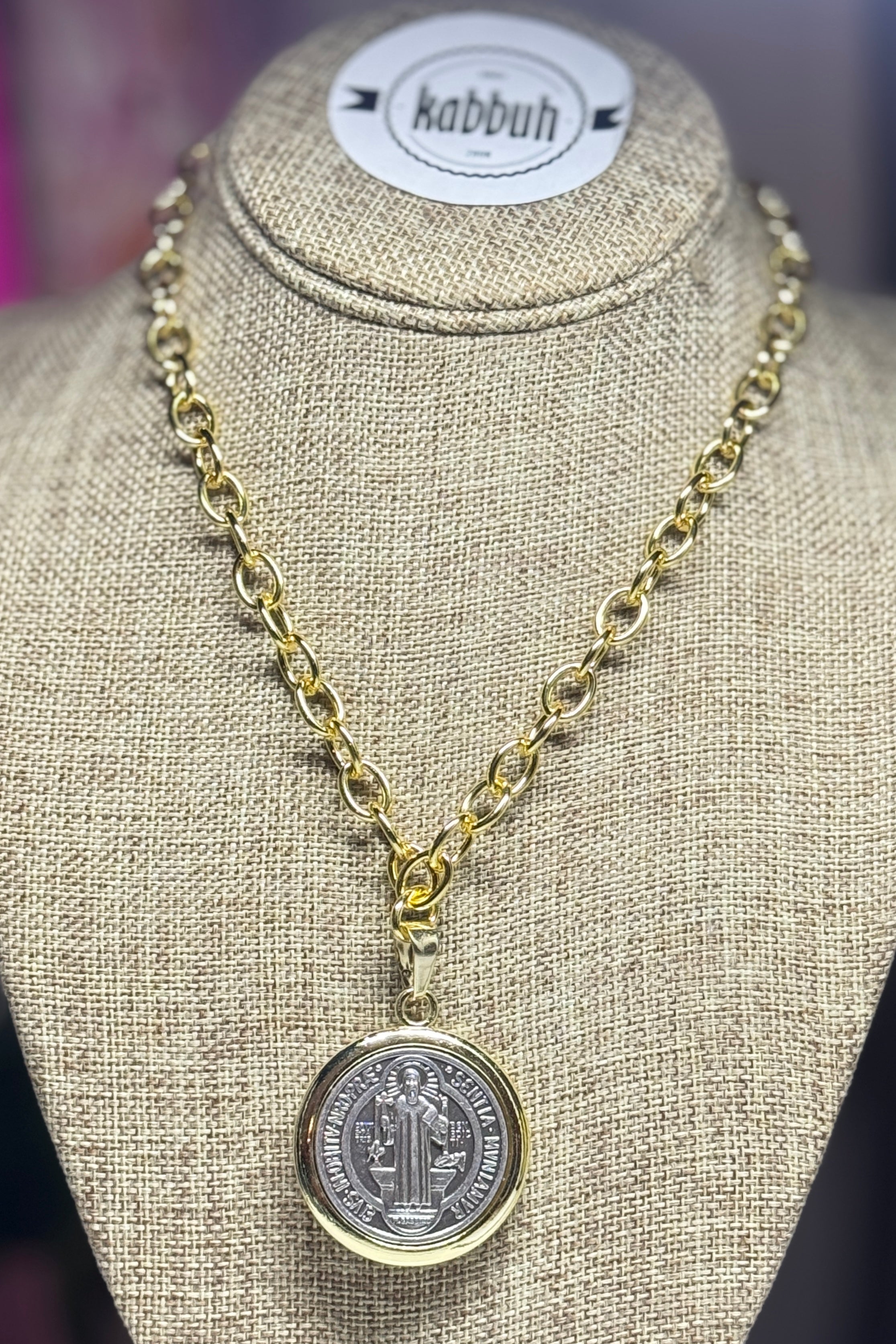 SAN BENITO MED NECKLACE