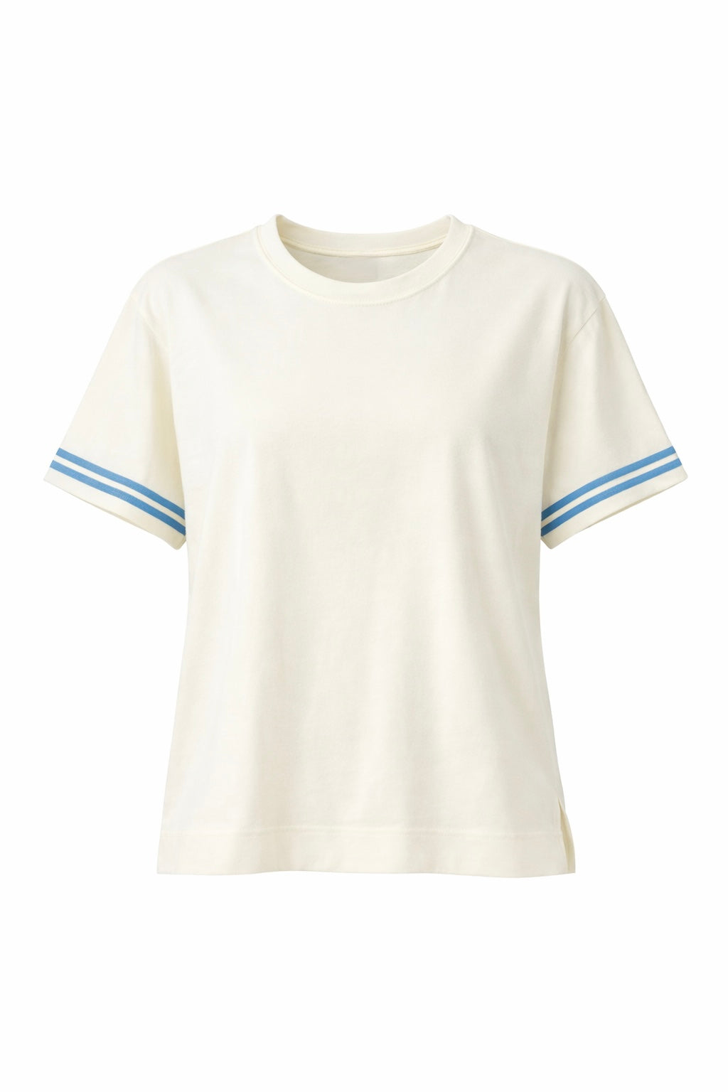 CREAM STRIPE T-SHIRT