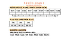 RISEN DARK BARREL JEANS