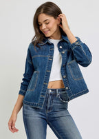 RISEN RELAXED DENIM JACKET