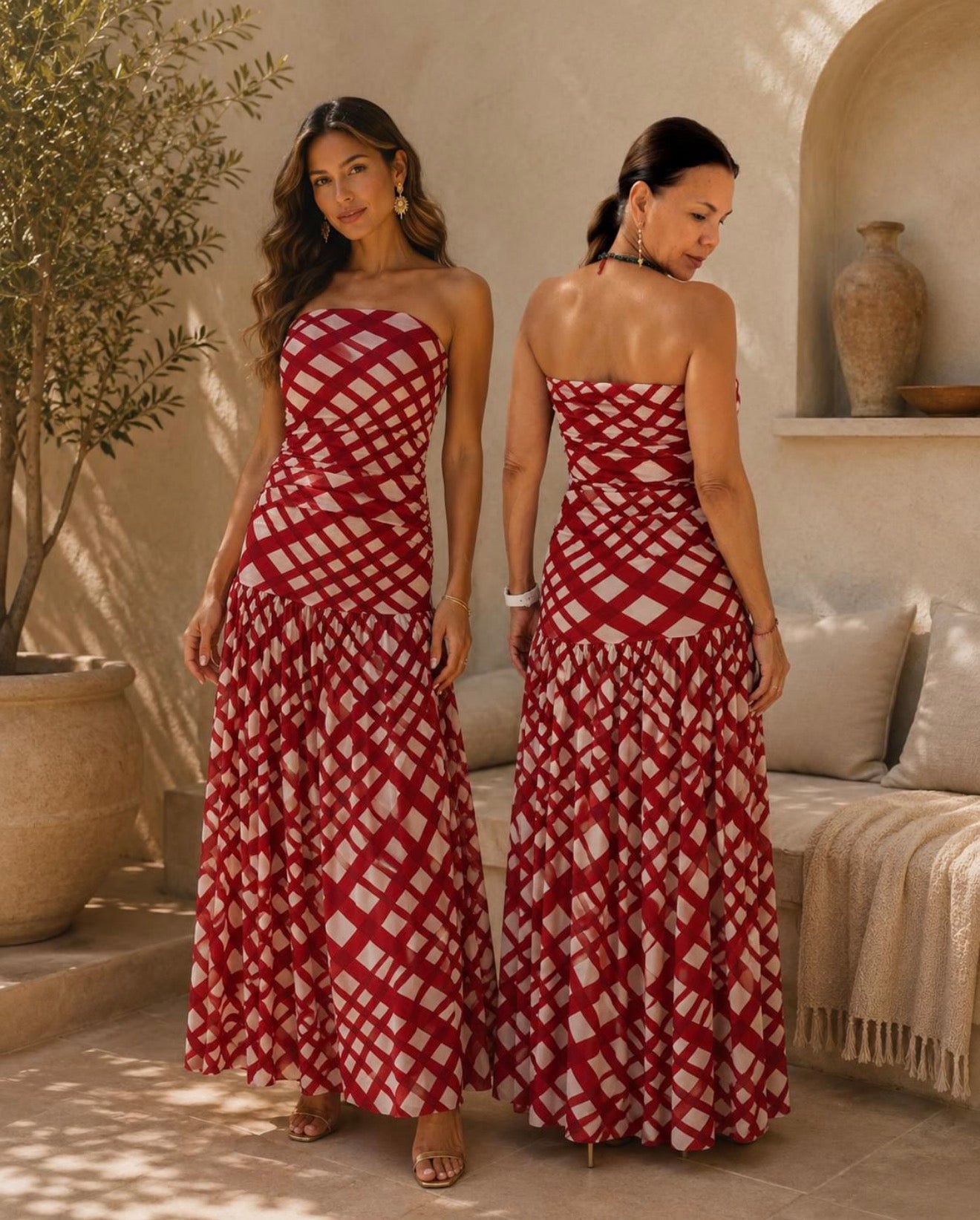 MONACO STRAPLESS MAXI DRESS