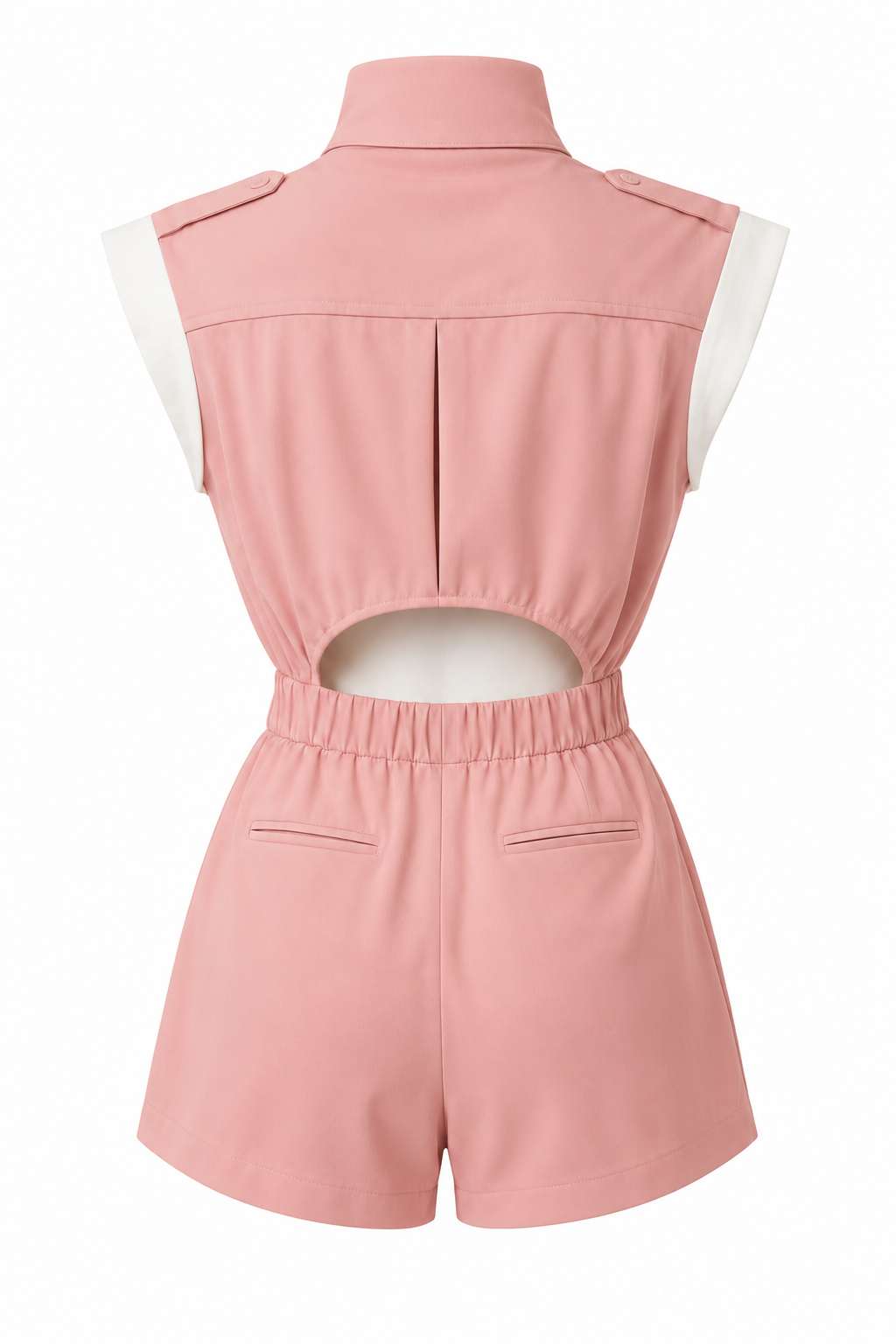 ROSÉ UTILITY ROMPER