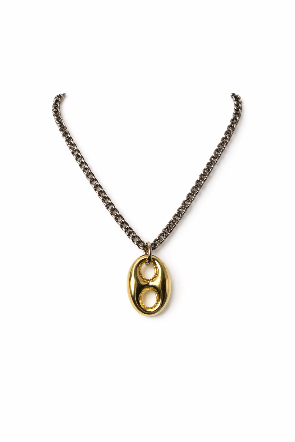 MIXED METAL NECKLACE