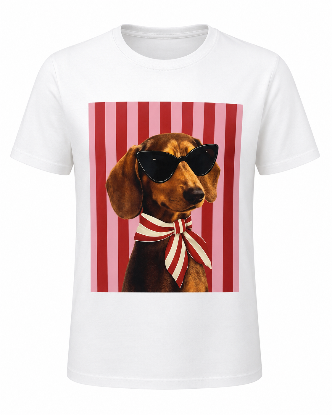GLAM DACHSHUND T-SHIRT