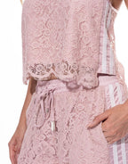 LACE & LINES TWO-PIECE SET