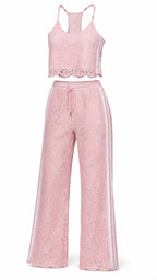 LACE & LINES TWO-PIECE SET