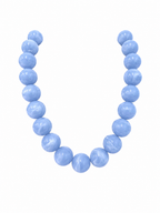 MARBLE BEAD STATEMENT NECKLACE