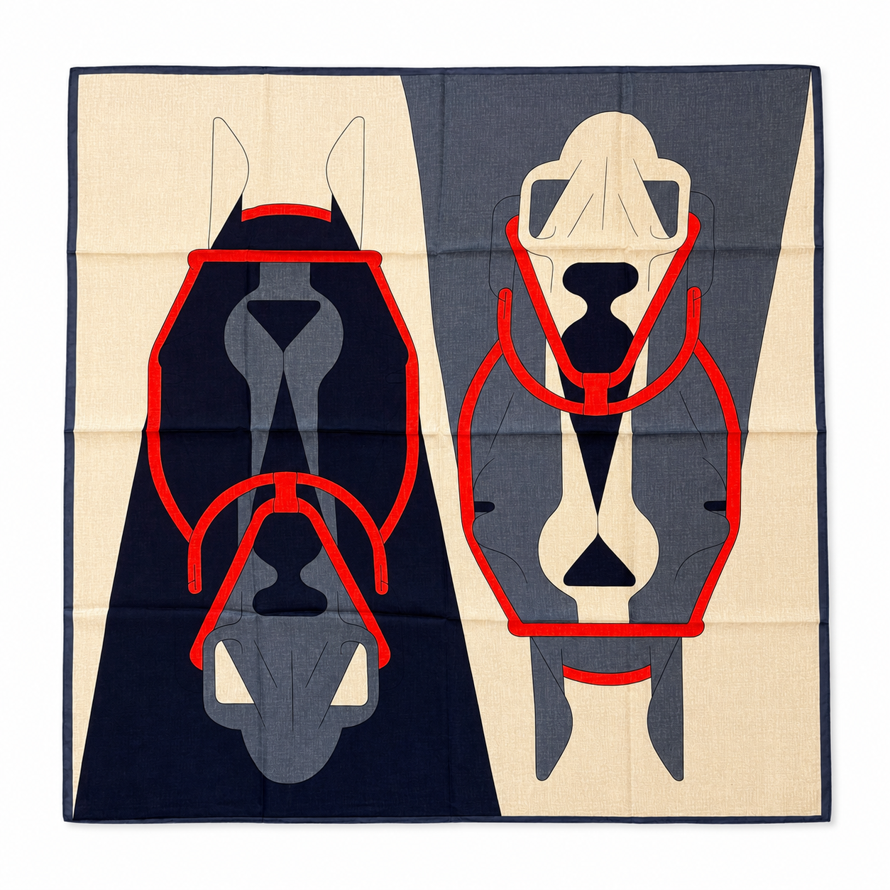 LARGE EQUESTRIAN SCARF