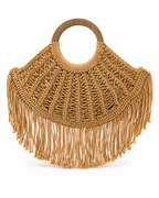 BOHO MACRAMÉ HANDBAG