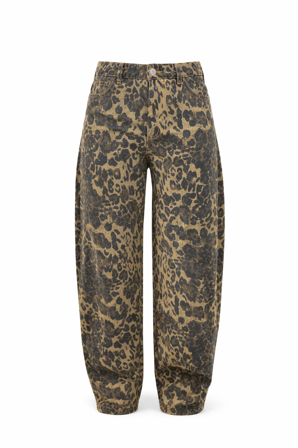 LEOPARD BARREL PANT