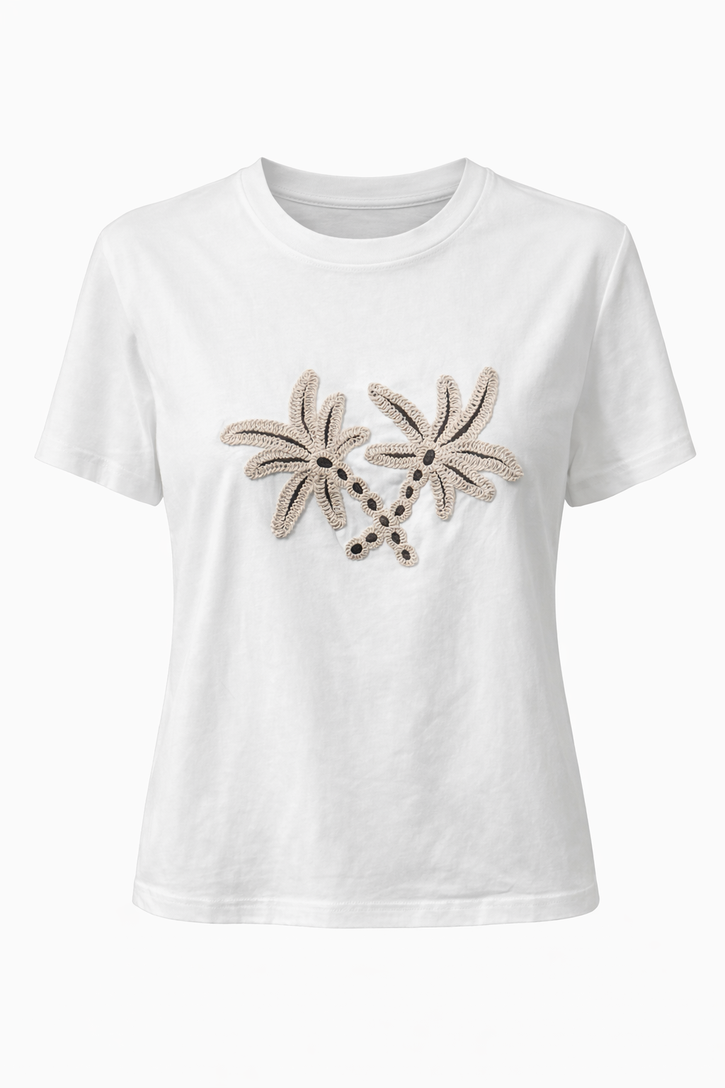 PALM EMBROIDERED T-SHIRT