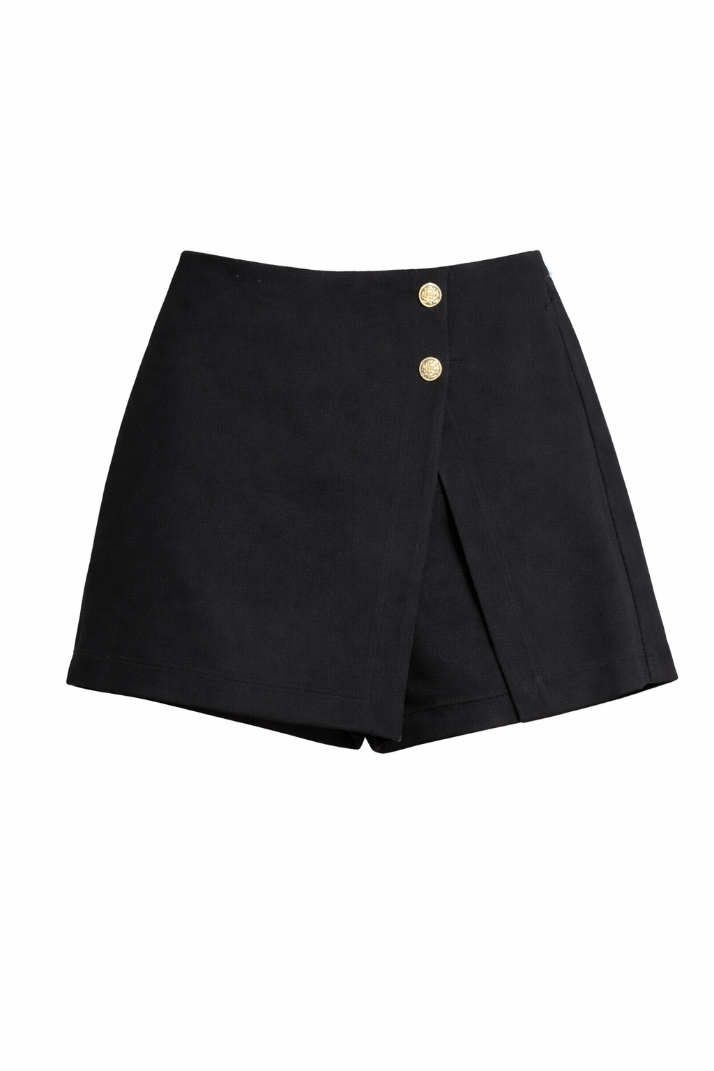 BLACK GOLD BUTTON SHORT