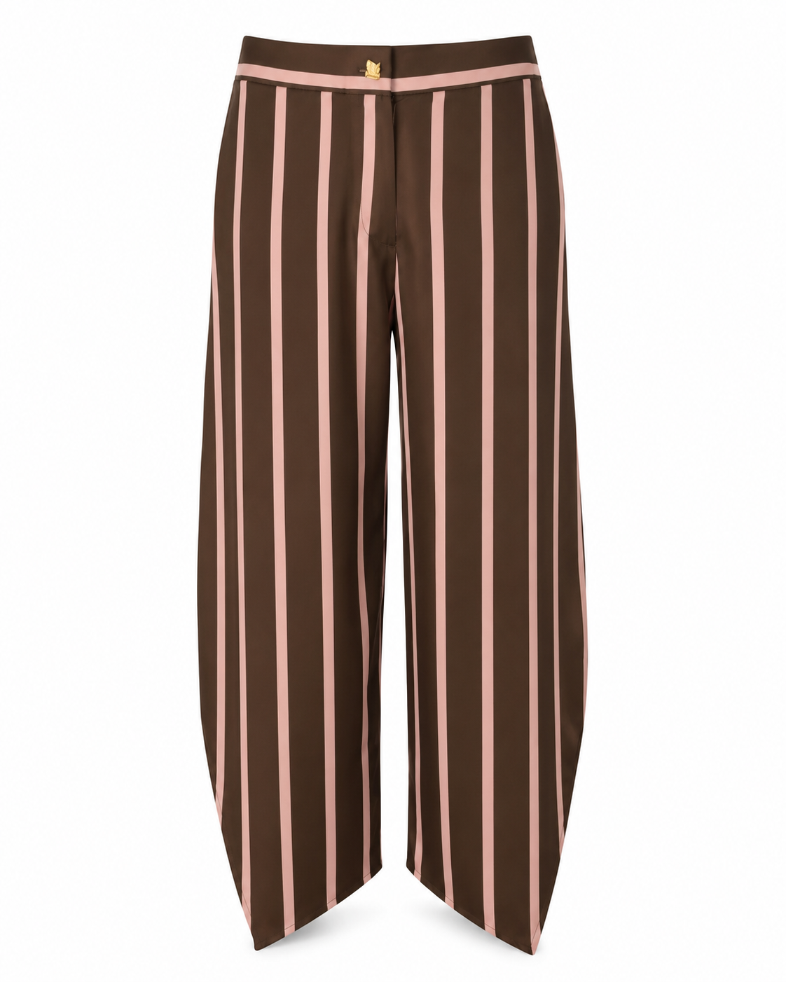 STRIPED BARREL PANTS