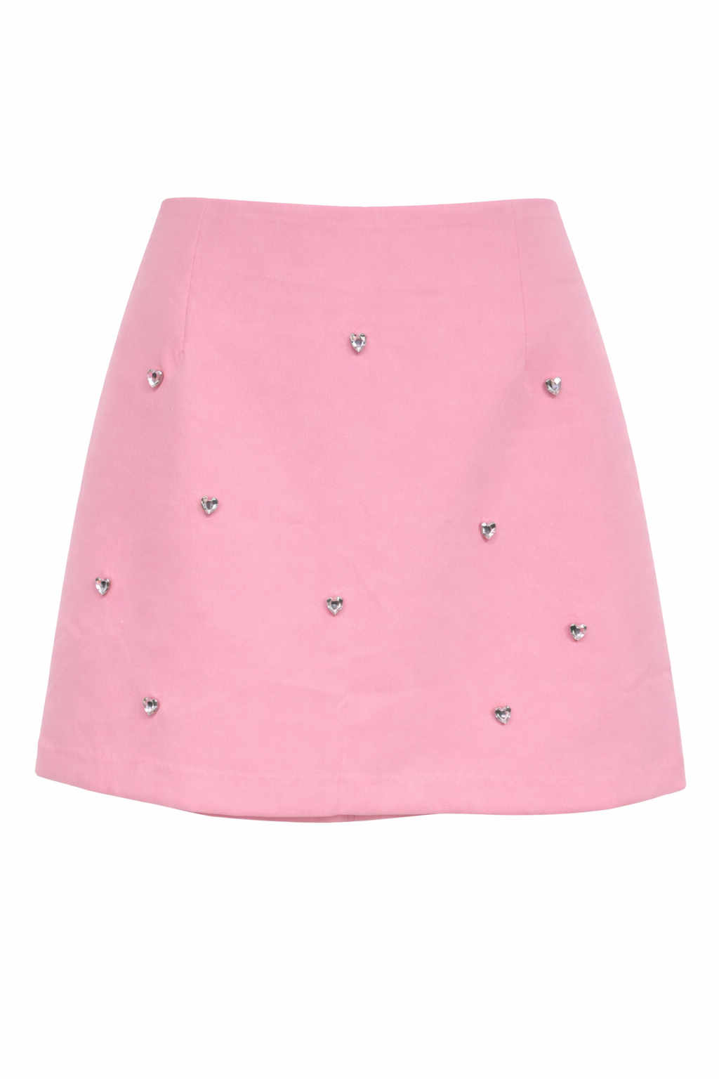 CRYSTAL HEART MINI SKIRT