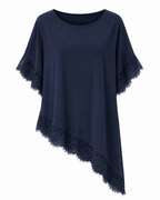LACE CASCADE ASYMMETRICAL TOP
