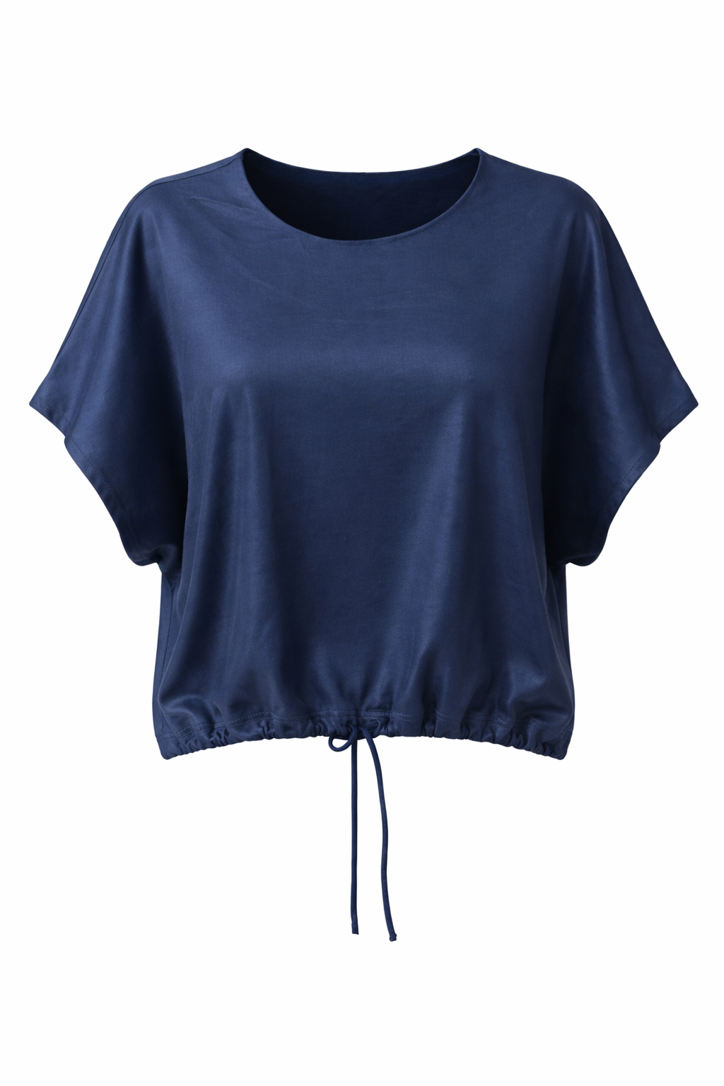 SILKY DRAWSTRING TOP