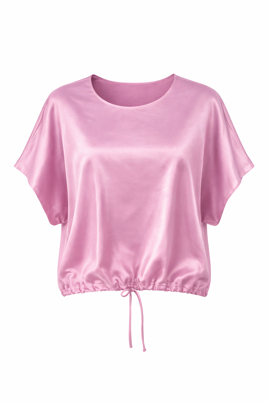 SILKY DRAWSTRING TOP