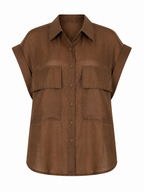 UTILITY POCKET BUTTON-UP SHIRT