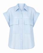 UTILITY POCKET BUTTON-UP SHIRT