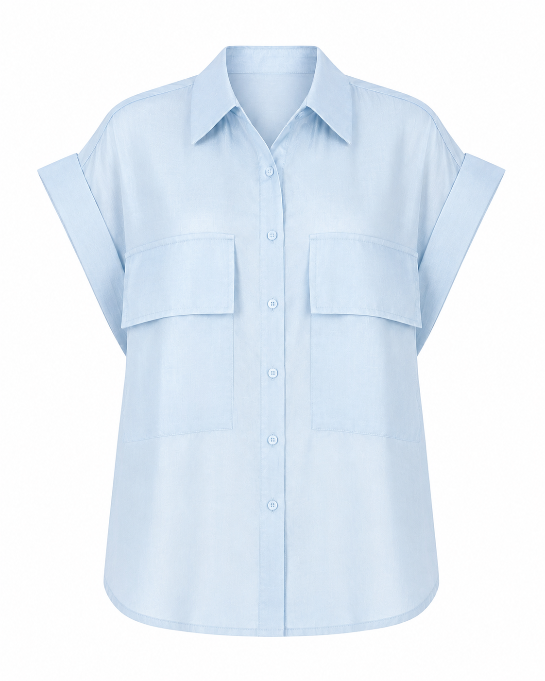 UTILITY POCKET BUTTON-UP SHIRT