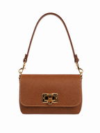 ITALIAN BAMBOO CLASP SHOULDER BAG