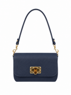 ITALIAN BAMBOO CLASP SHOULDER BAG