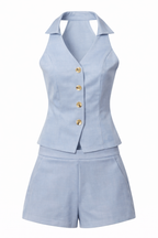 ELEGANT HALTER TWO PIECES SET