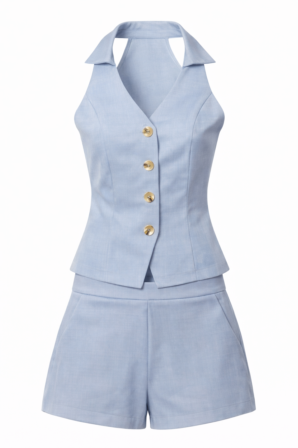 ELEGANT HALTER TWO PIECES SET