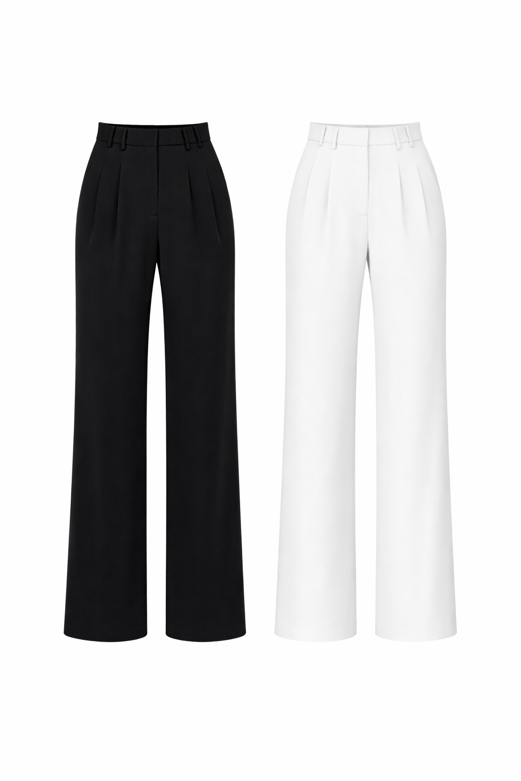CLASSIC PLEATED WIDE-LEG PANT