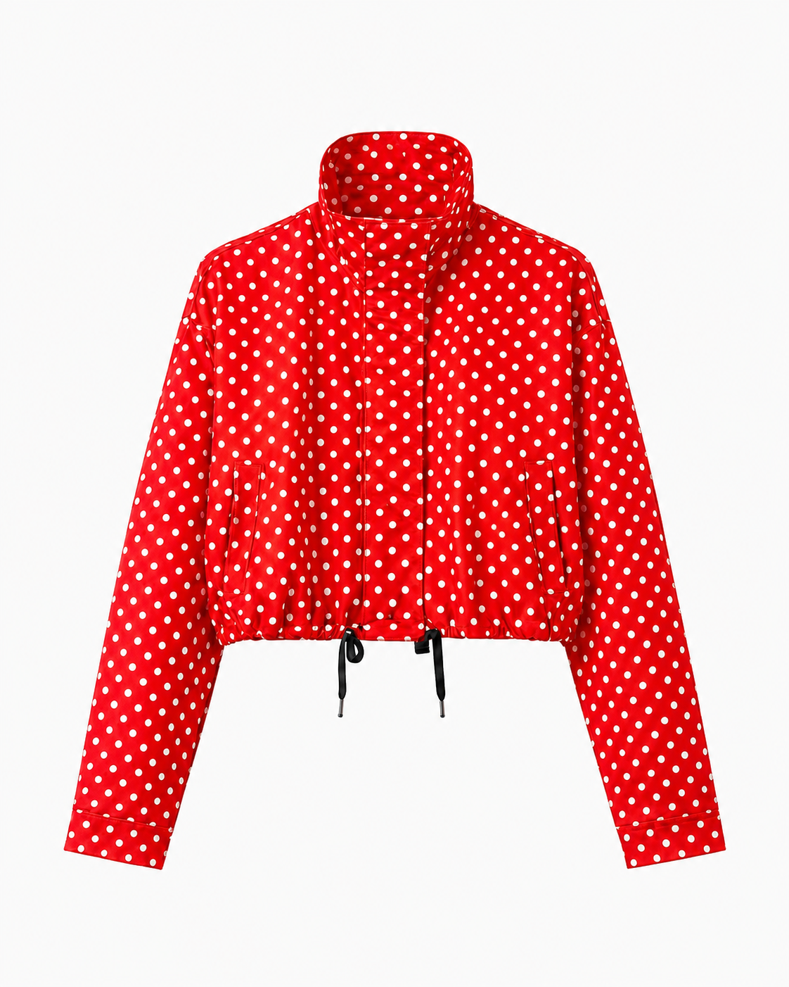POLKA DOT CROPPED JACKET
