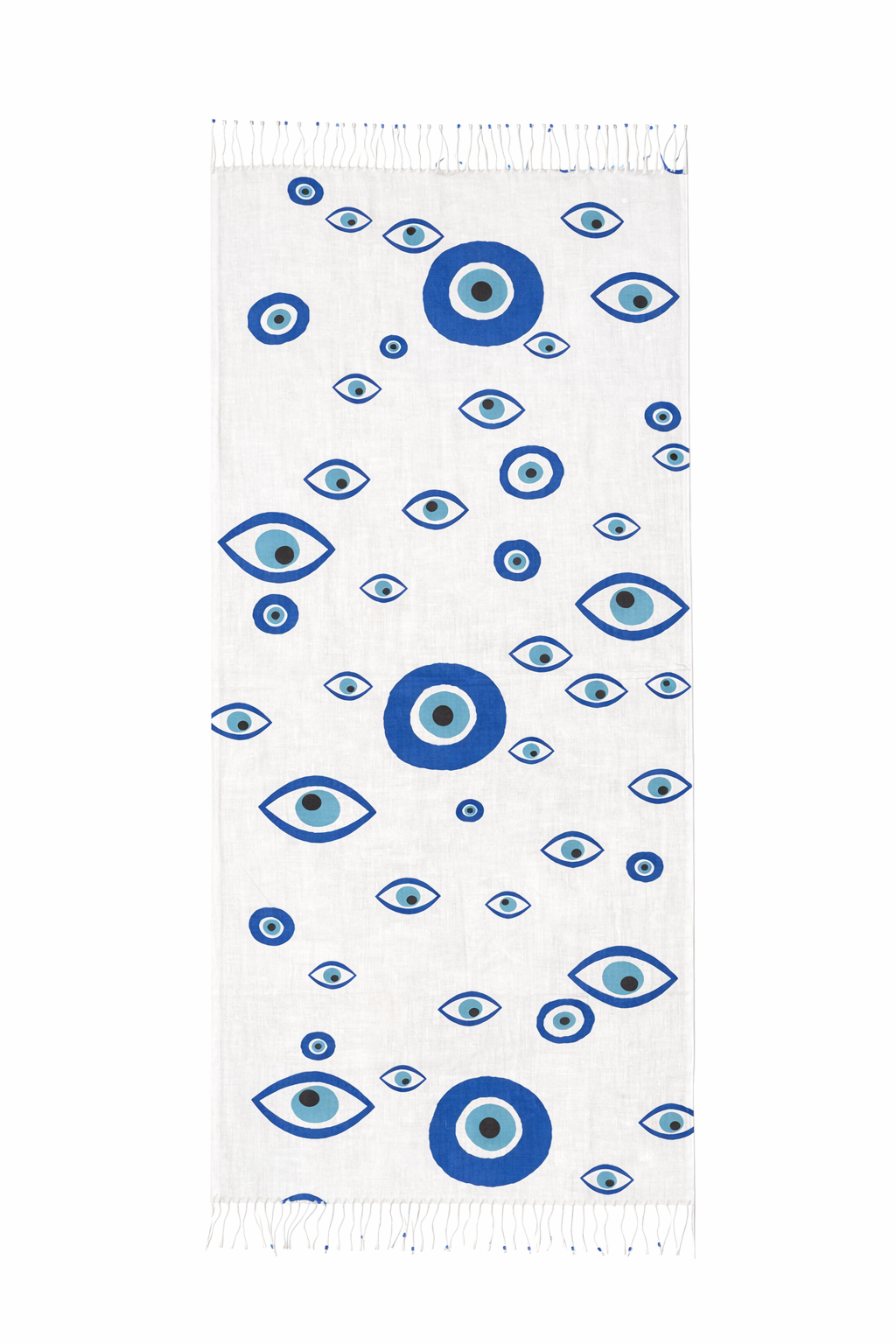 BLUE EYE WHITE PAREO