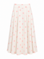 POLKA DOT MIDI SKIRT