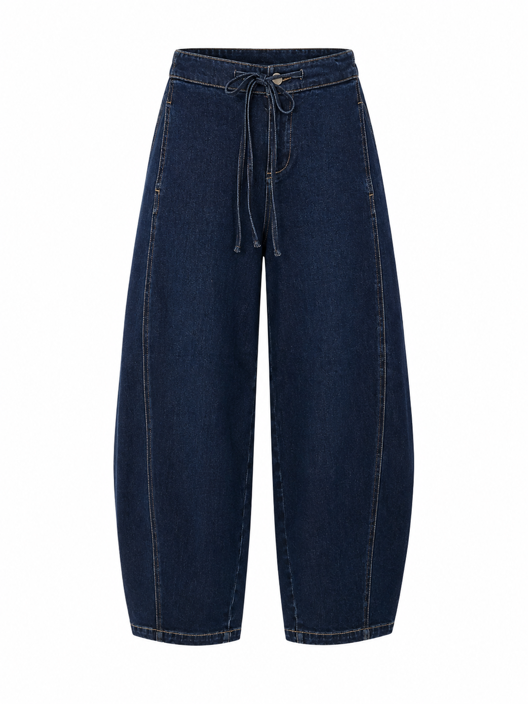RISEN STRETCH BARREL JEANS