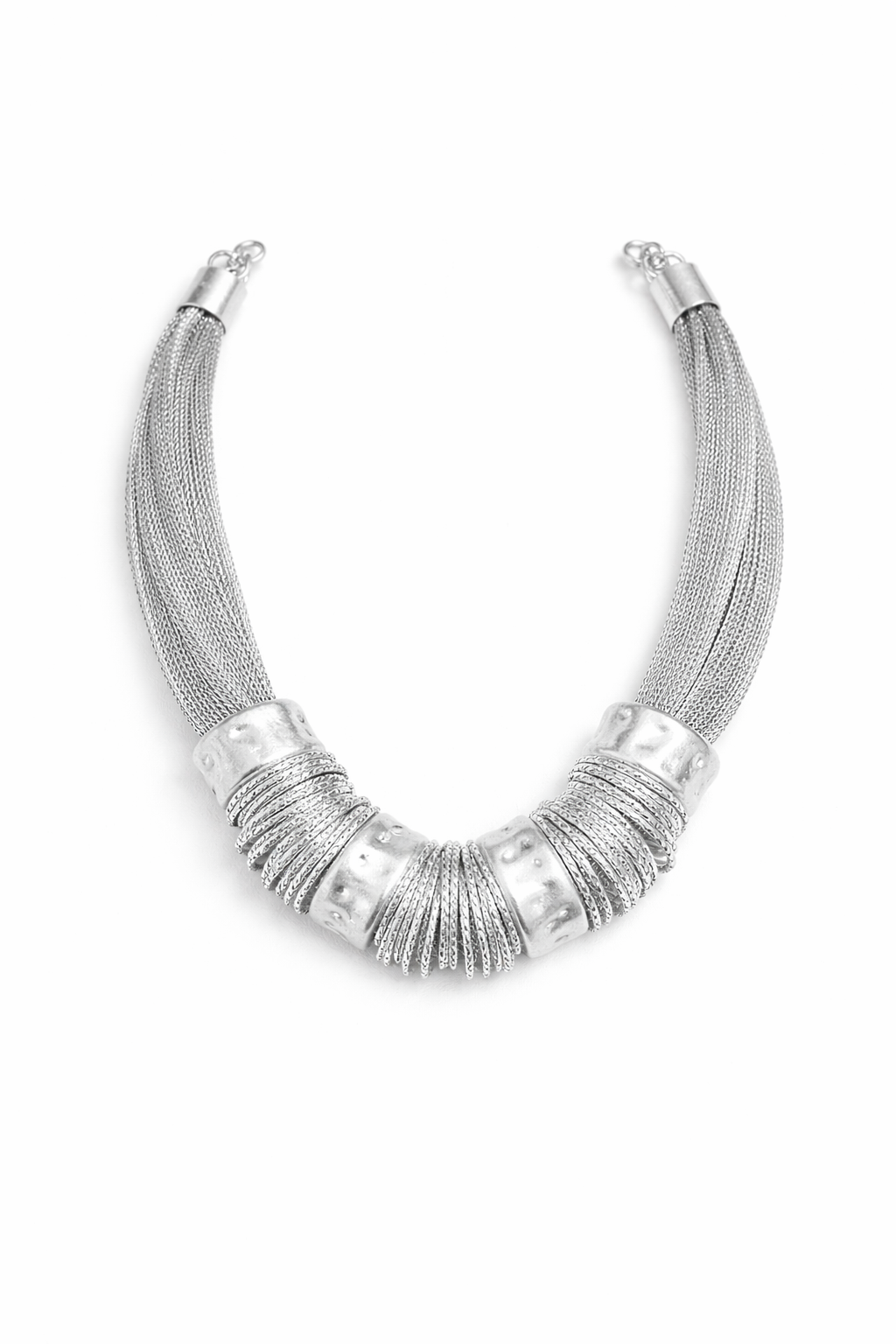BOLD METALLIC COIL NECKLACE