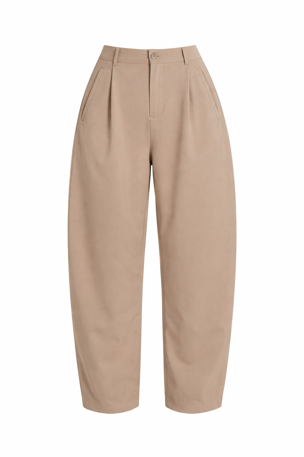 KHAKI BARREL PANT