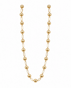 LONG POLISHED ORBIT NECKLACE